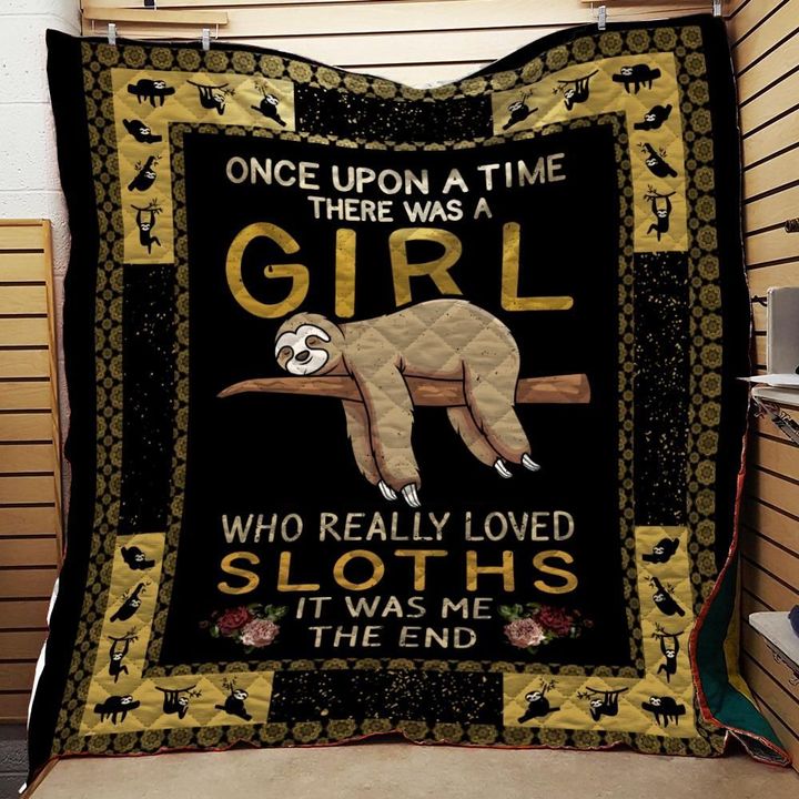 Sloth Girl CLA27085 Quilt Blanket