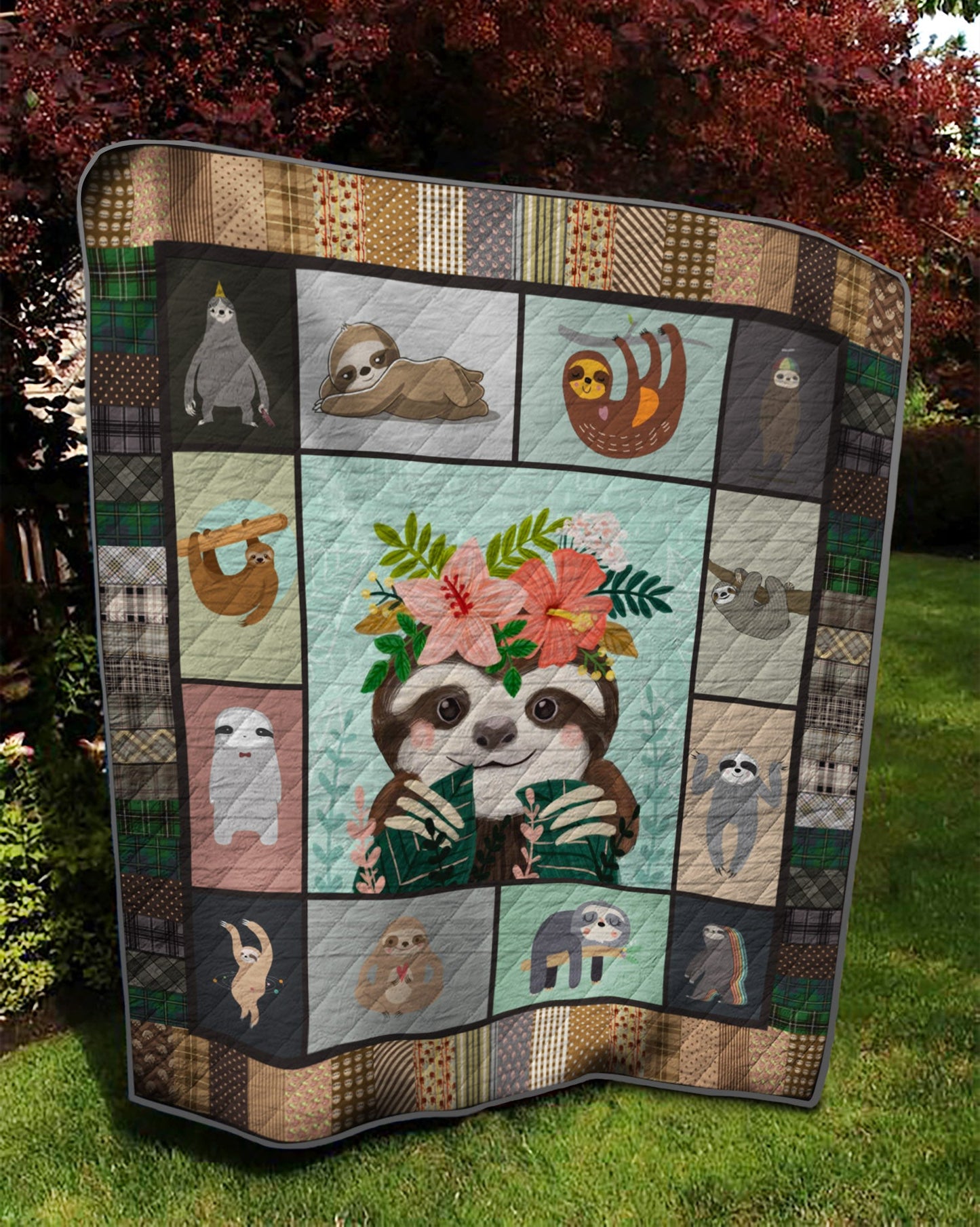 Sloth TD20110104 Quilt Blanket