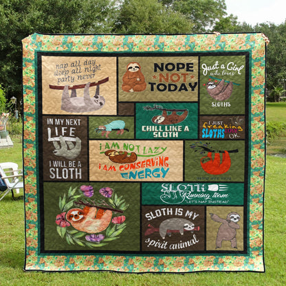 Sloth TD2809816 Quilt Blanket