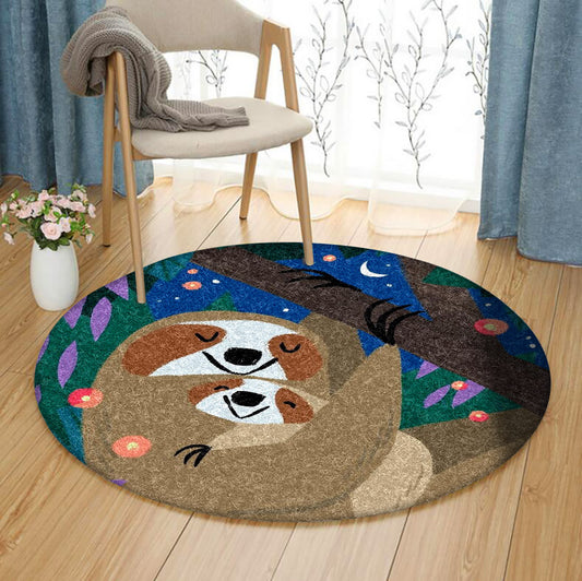 Sloth BL310735A Round Area Rug