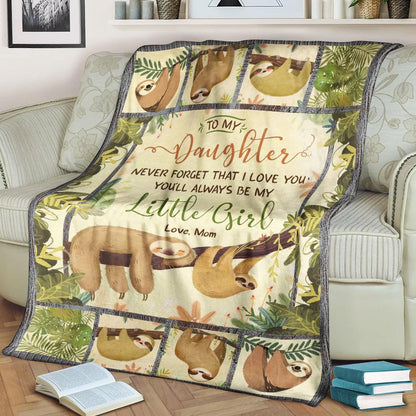 Sloth CL270853MDF Sherpa Fleece Blanket
