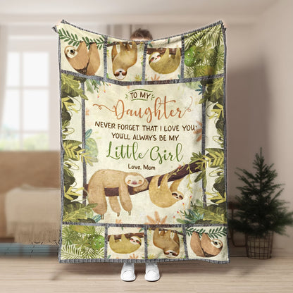 Sloth CL270853MDF Sherpa Fleece Blanket