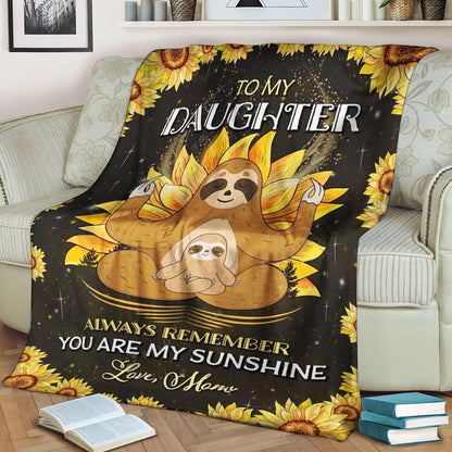 Sloth CL280848MDF Sherpa Fleece Blanket