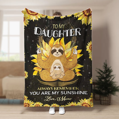 Sloth CL280848MDF Sherpa Fleece Blanket