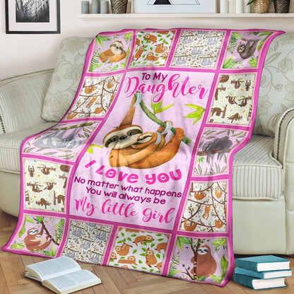 Sloth CL280849MDF Sherpa Fleece Blanket