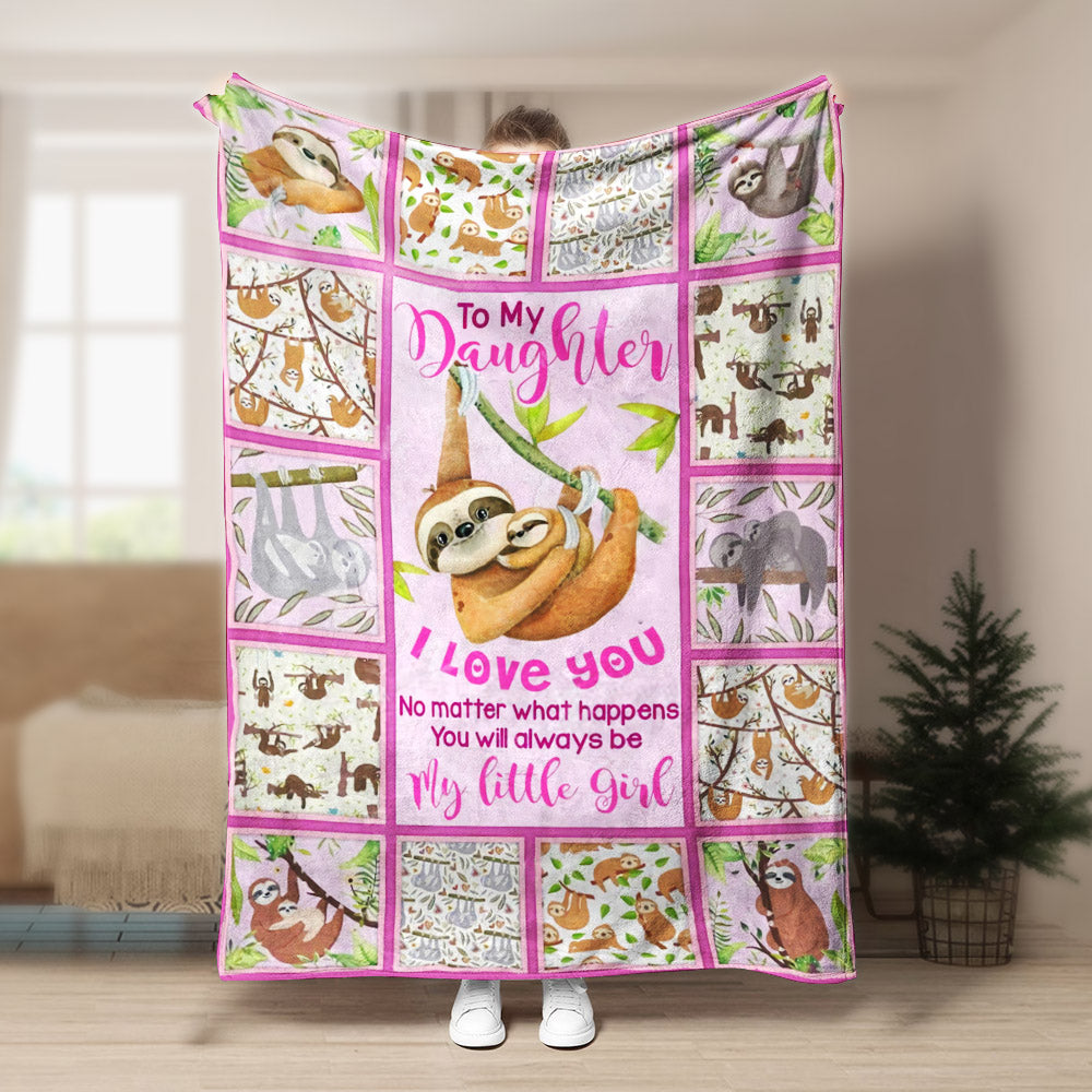 Sloth CL280849MDF Sherpa Fleece Blanket