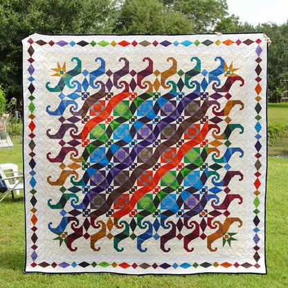 Snail Trail Quilt Blanket HN040703M