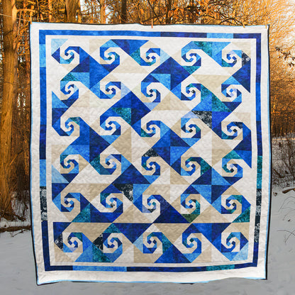 Snail's Trail Quilt Blanket HM110702M