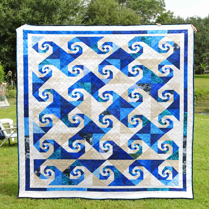 Snail's Trail Quilt Blanket HM110702M