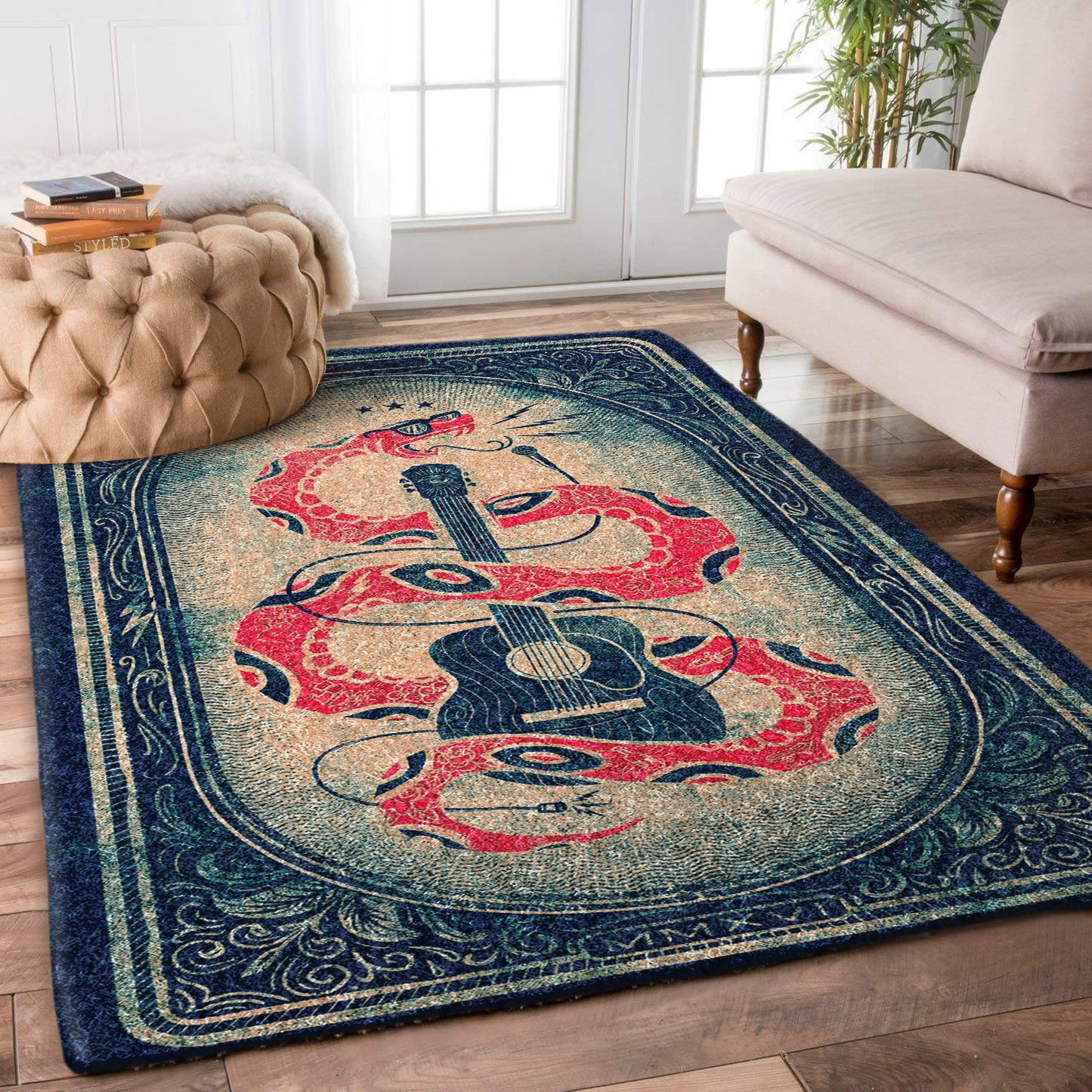 Snake And Guitar DN2409159R Rug