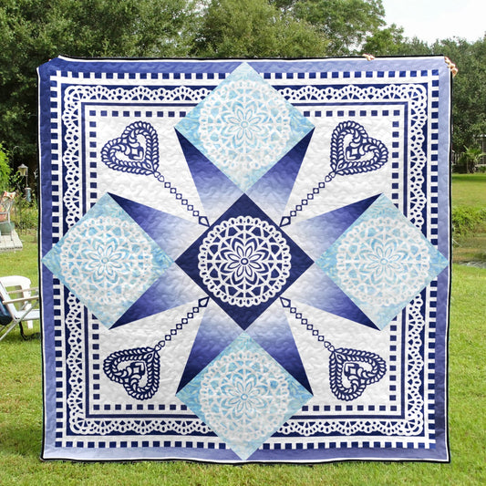 Snow Flake CLA0910609Q Quilt Blanket