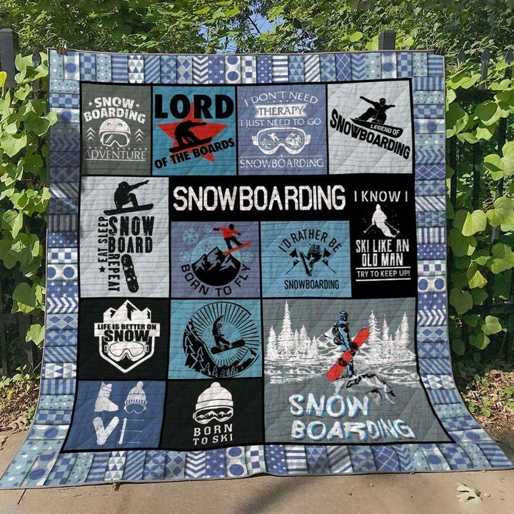 Snowboarding VM040629 Quilt Blanket