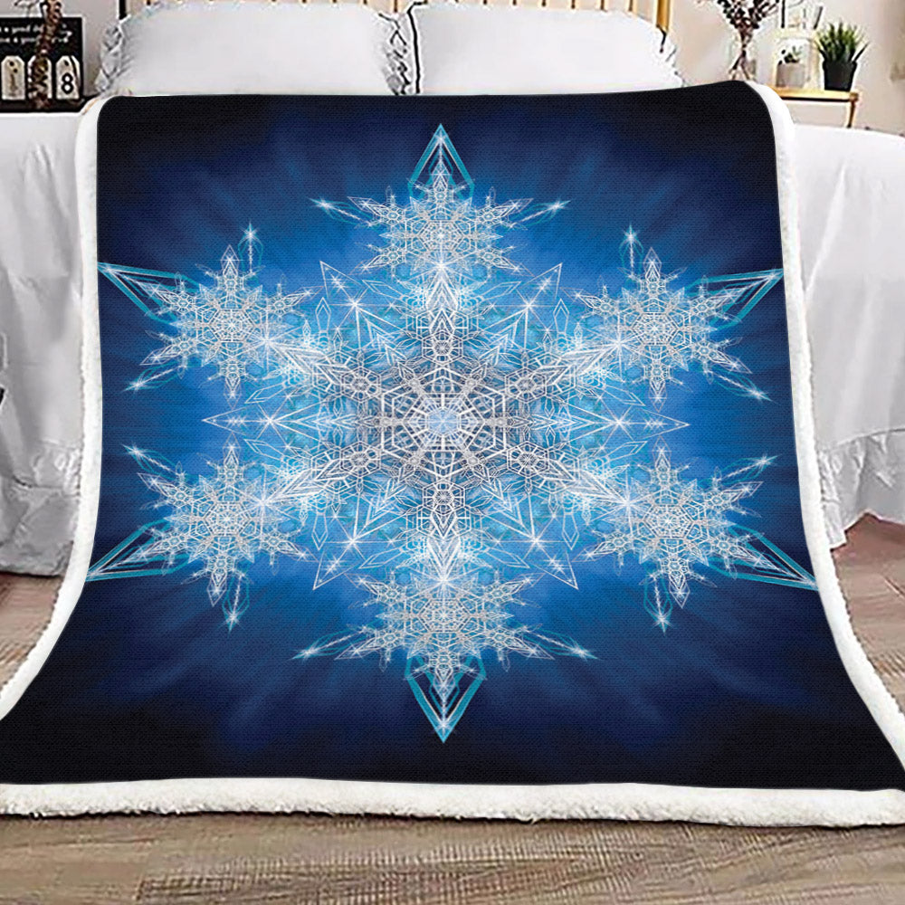 Snowflake NN0310156TT Sherpa Fleece Blanket