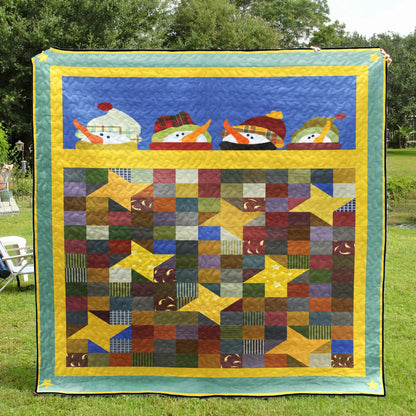 Snowman CLA0412166Q Quilt Blanket