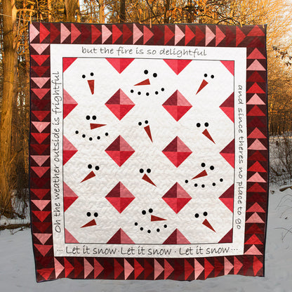 Snowman CLA08110825Q Quilt Blanket