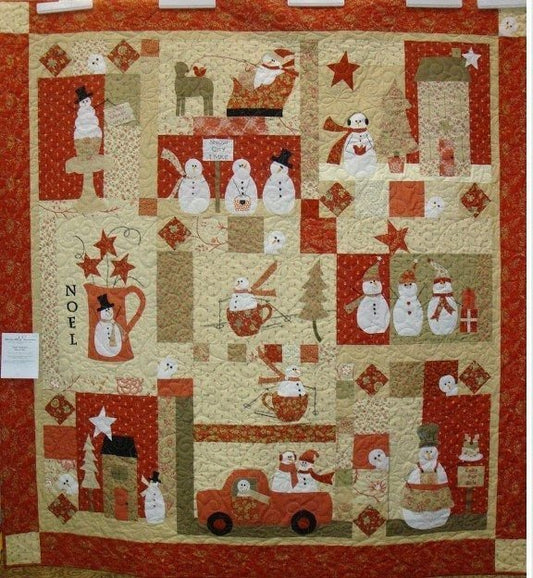 Snowman CLA08110828Q Quilt Blanket