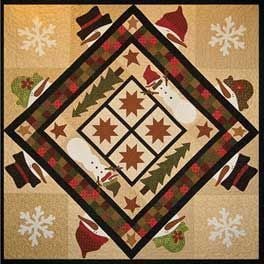 Snowman CLA08110833Q Quilt Blanket