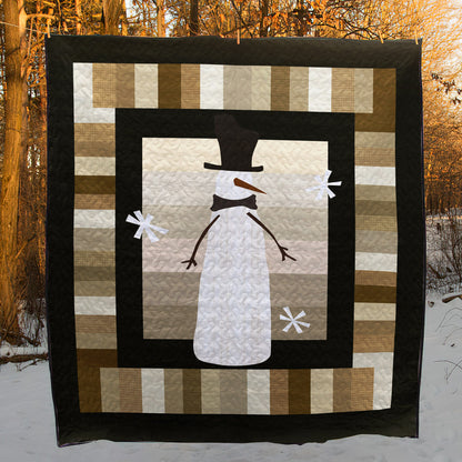 Snowman CLP3011481Q Quilt Blanket