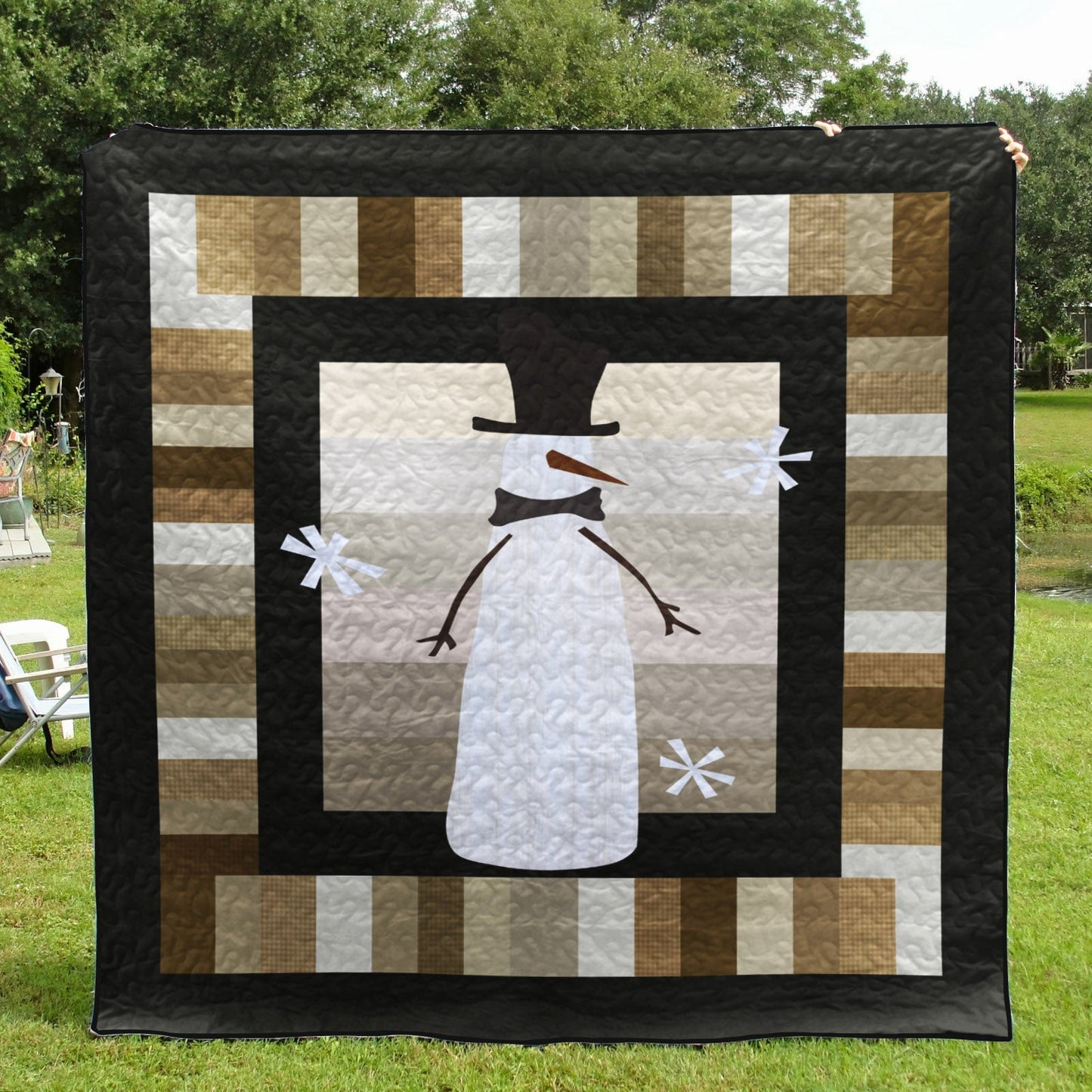 Snowman CLP3011481Q Quilt Blanket