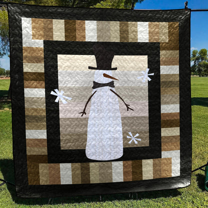 Snowman CLP3011481Q Quilt Blanket