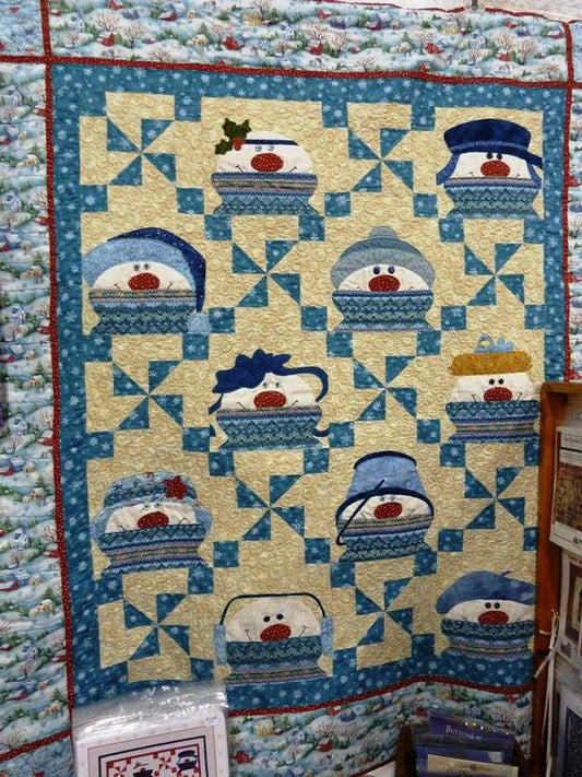 Snowman CLA0910629Q Quilt Blanket