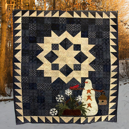 Snowman CLA0910630Q Quilt Blanket