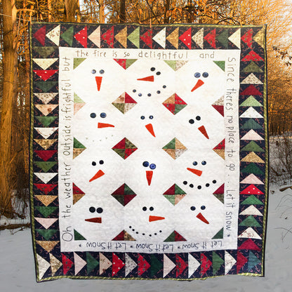 Snowman CLA11110948Q Quilt Blanket