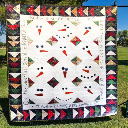 Snowman CLA11110948Q Quilt Blanket