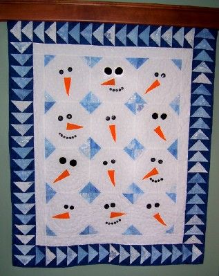 Snowman CLA11110950Q Quilt Blanket