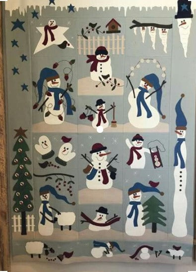 Snowman CLA1710515Q Quilt Blanket