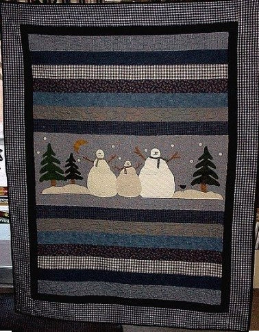 Snowman CLA1710518Q Quilt Blanket