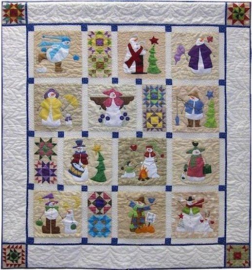 Snowman CLM020769 Quilt Blanket