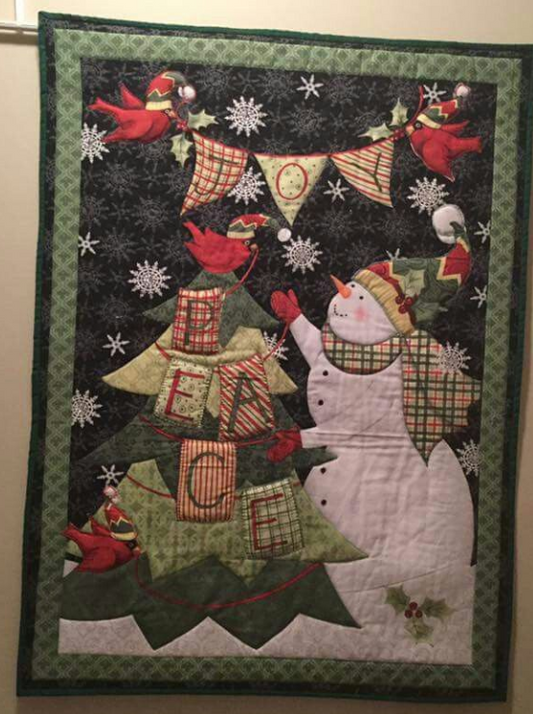 Snowman CLM1111474 Quilt Blanket