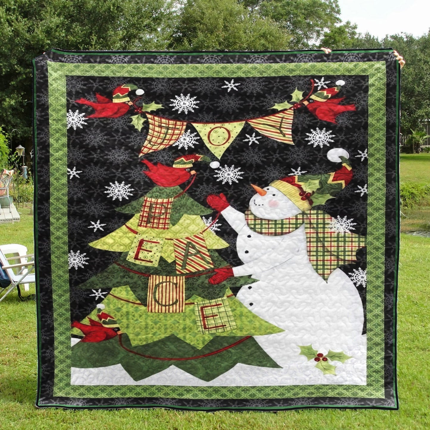 Snowman CLM1111474 Quilt Blanket