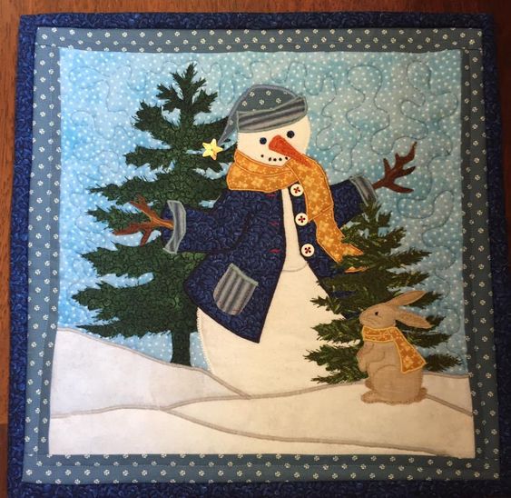 Snowman CLM1511435 Quilt Blanket