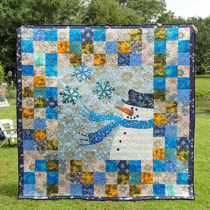 Snowman CLM2011860 Quilt Blanket