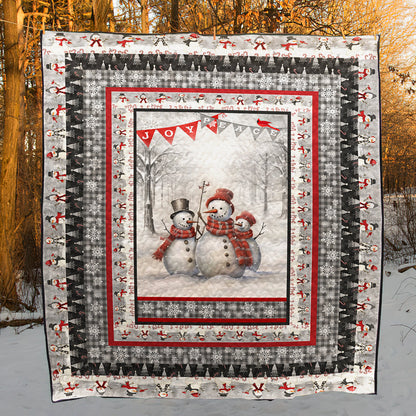 Snowman CLM2111608 Art Quilt