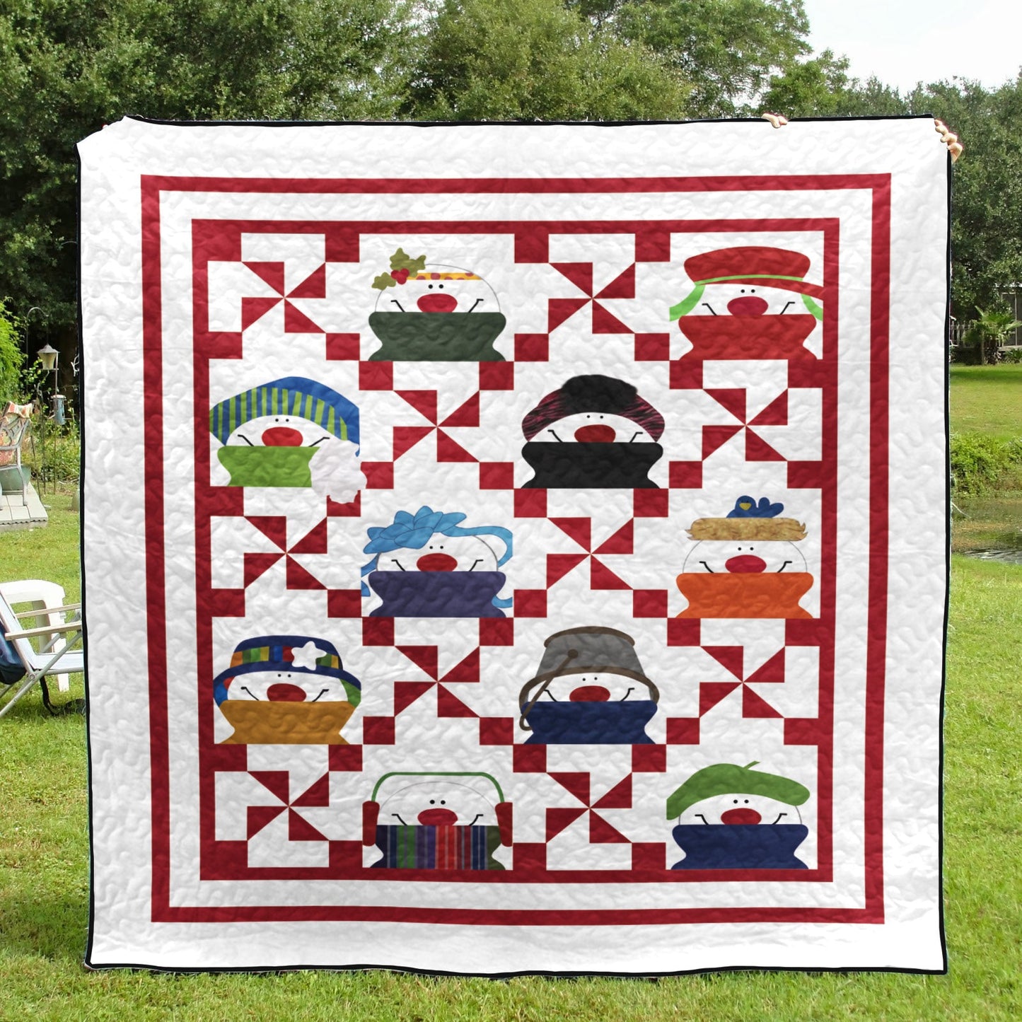 Snowman CLM3110299 Quilt Blanket