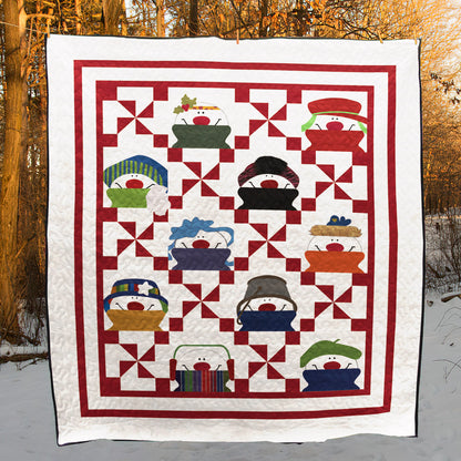 Snowman CLM3110299 Quilt Blanket