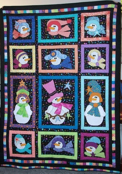 Snowman CLP200670 Quilt Blanket