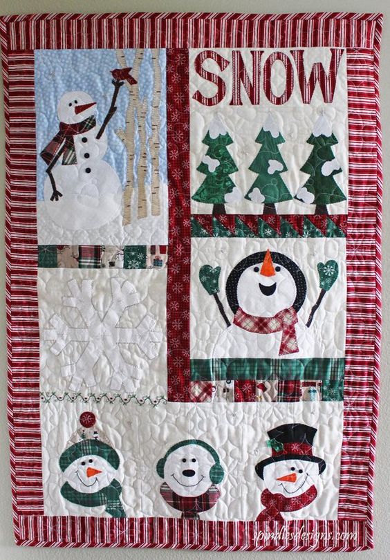 Snowman CLT1610108H Quilt Blanket