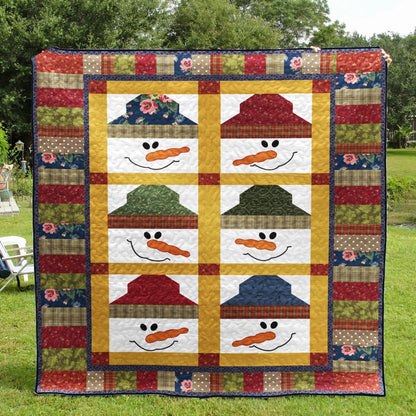 Snowman CLT1610116H Quilt Blanket