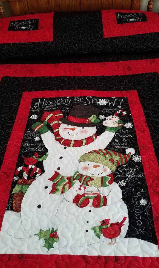 Snowman CLT2510356H Quilt Blanket