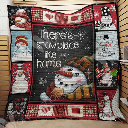 Snowman Christmas CLH091090Q Quilt Blanket