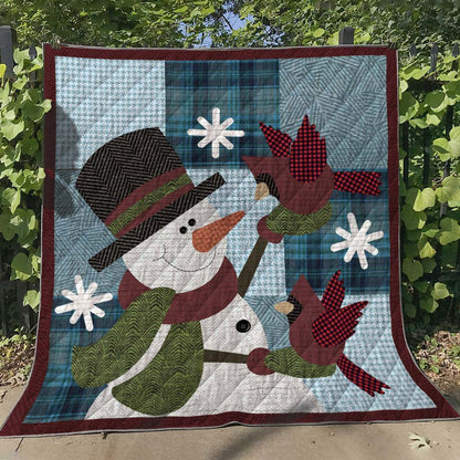 Snowman HM130621 Quilt Blanket