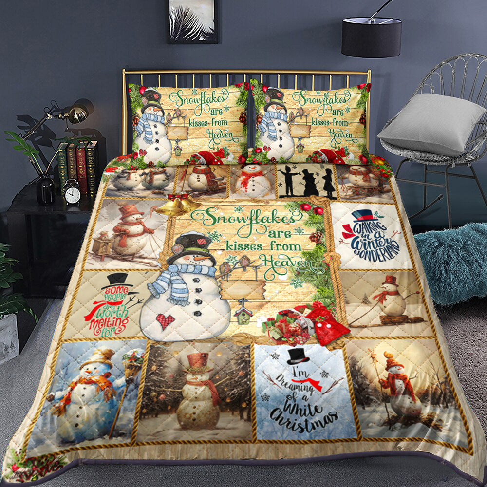 Snowman Quilt Bedding Set CLM060905