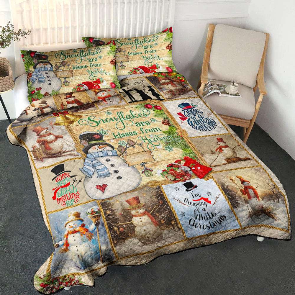 Snowman Quilt Bedding Set CLM060905