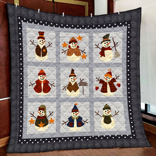 Snowman Quilt Blanket MN011104