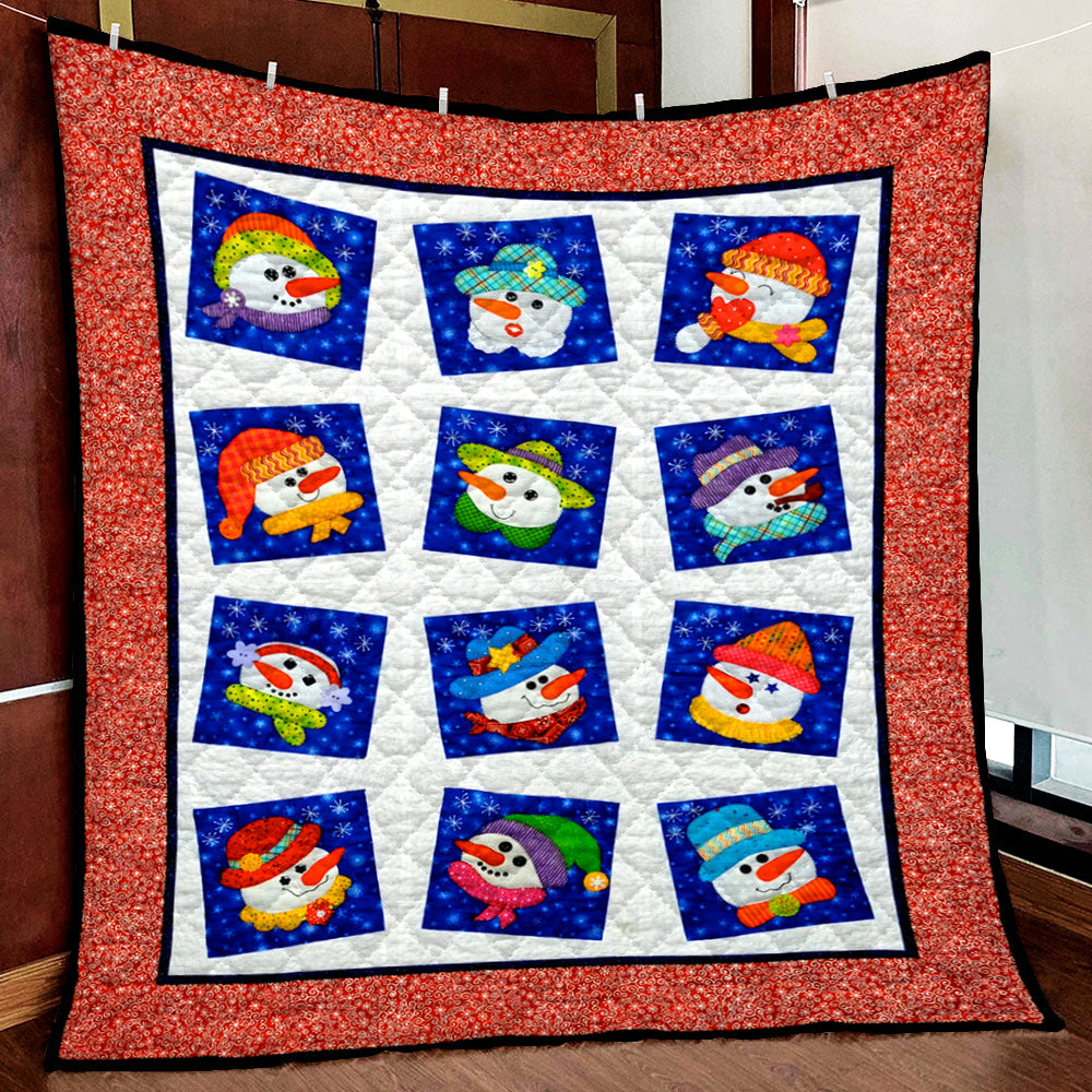 Snowman Quilt Blanket MN011107