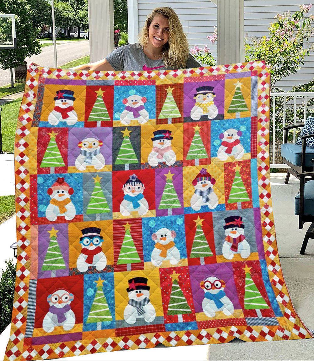 Snowman Quilt Blanket TM021102